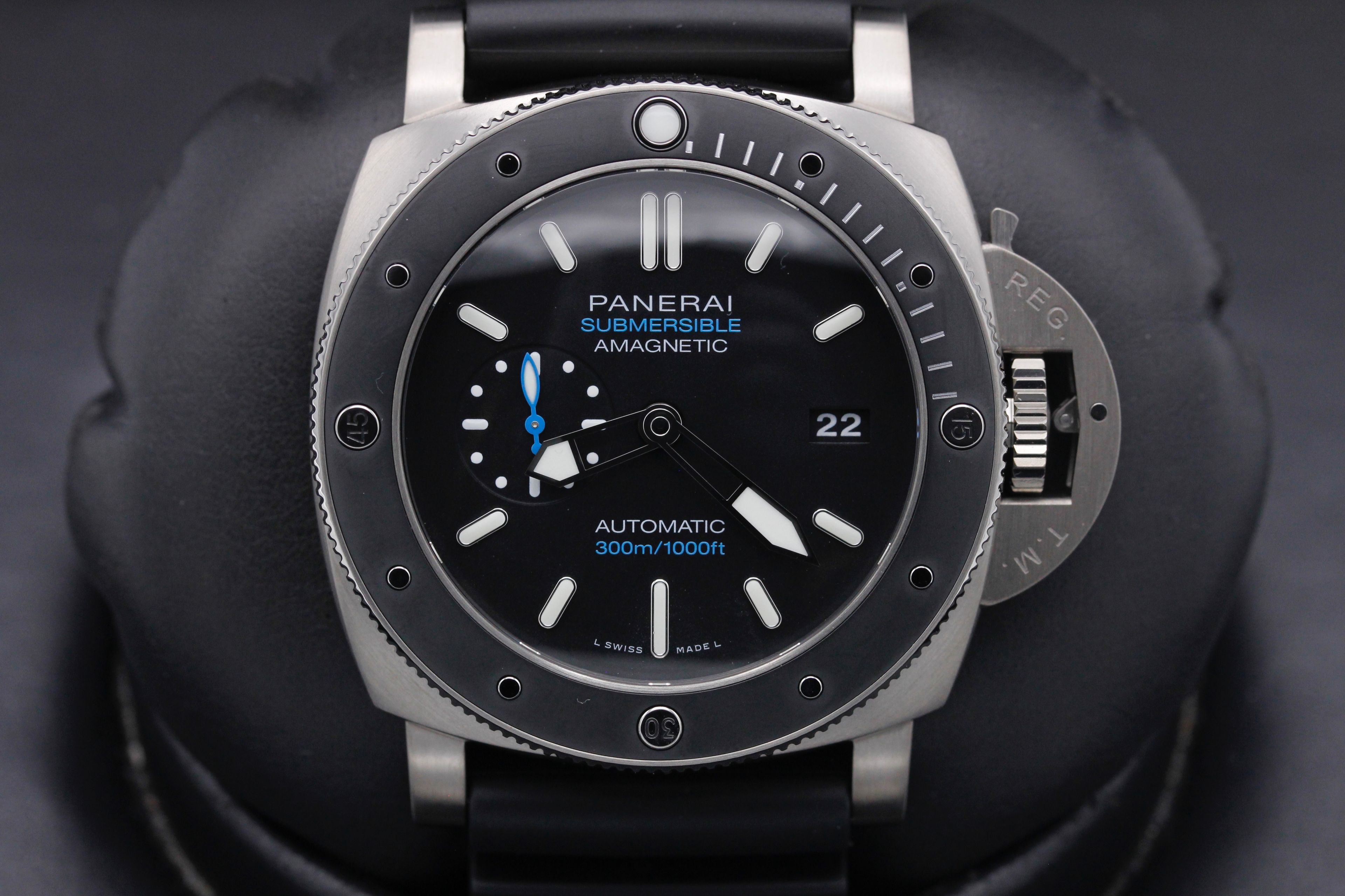 FSOT Panerai Submersible Amagnetic PAM 1389 Ceramic Bezel