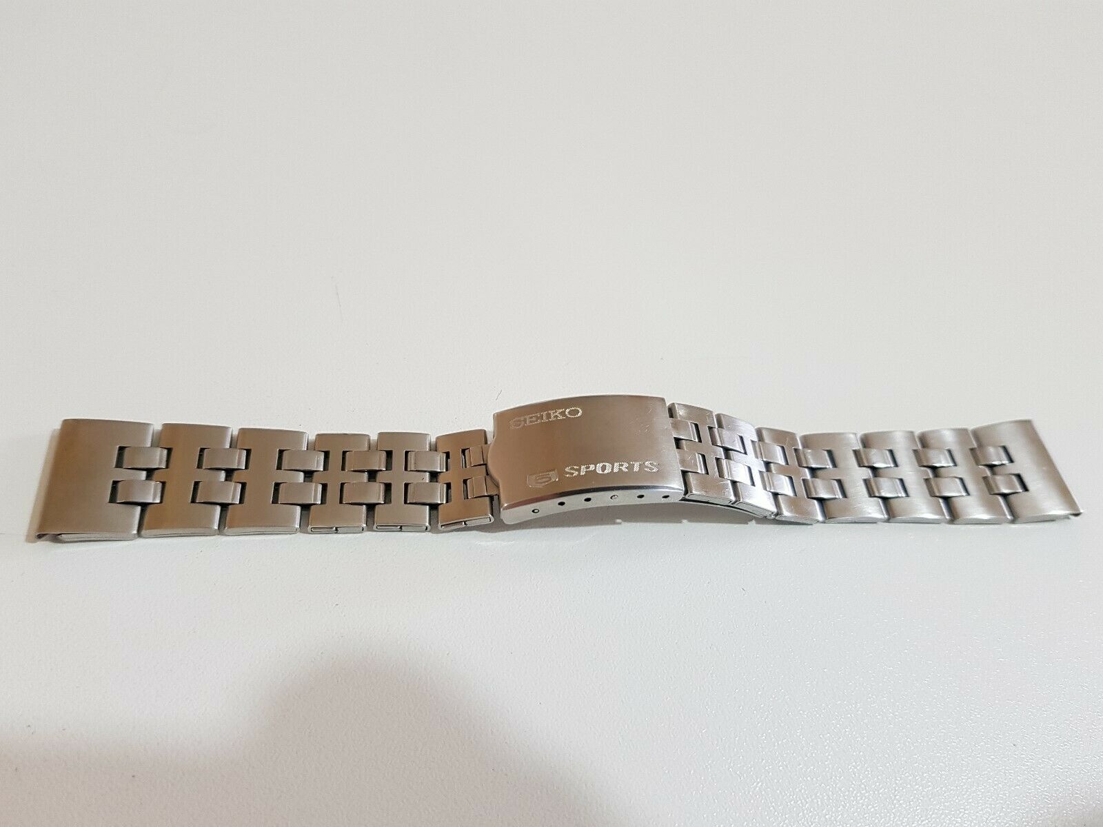 SEIKO Speed Timer 5Sports BRACELET 6138-0040 茶黒ウマ用 Stainless 新品 社外品 アンティーク クロノグラフ ベルト ツノ Seiko Prospex Speedtimer Compact 6R x DATSUN Fairlady Z SPB517J1