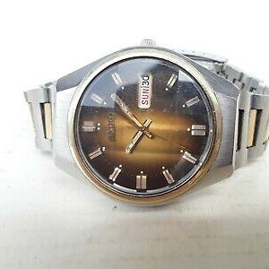 SEIKO 5 AUTOMATIC 6309 *** CUT FACETED CRYSTAL VINTAGE LOT 02 | WatchCharts
