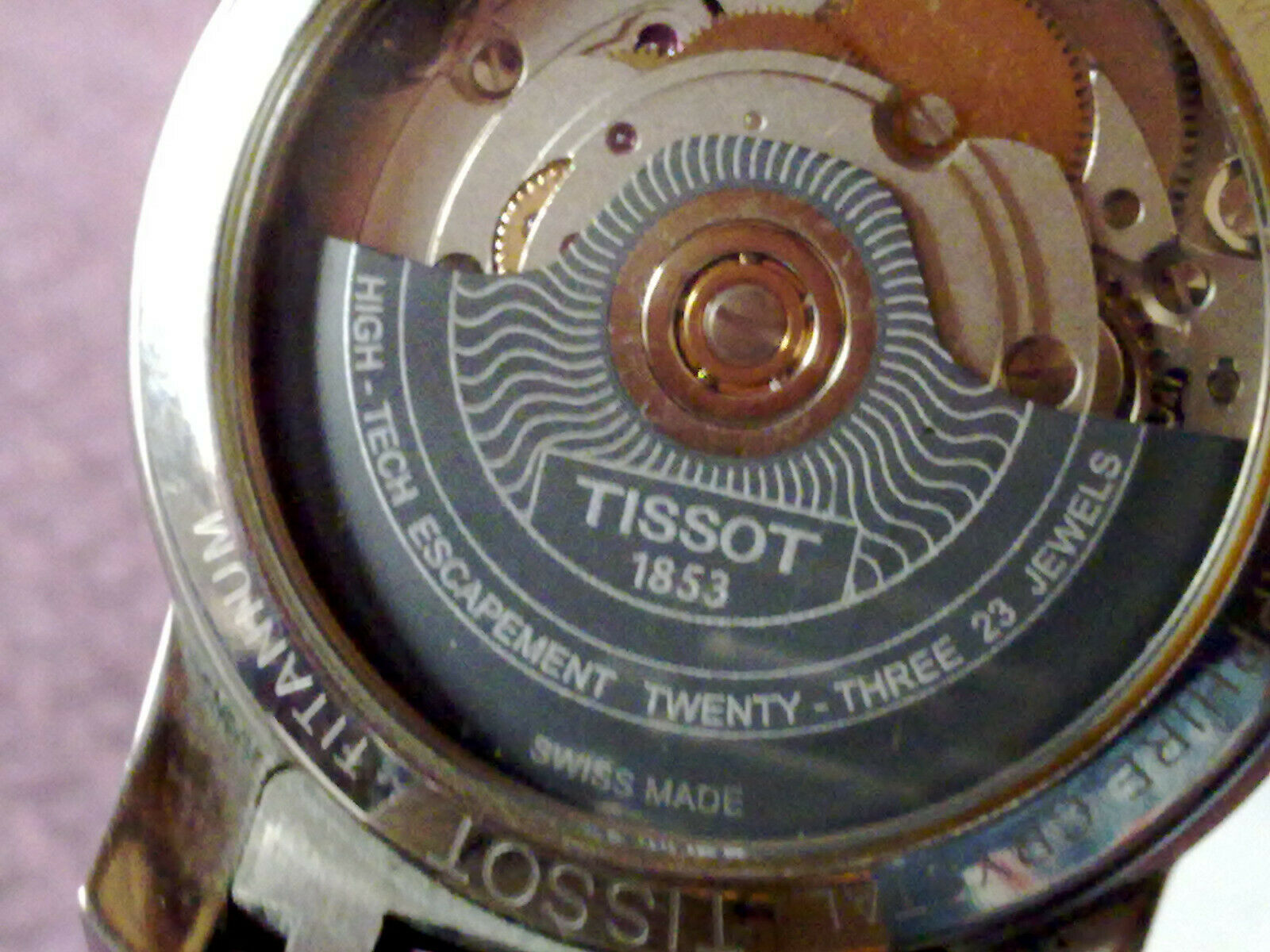 TISSOT 1853 POWERMATIC 80 TITANIUM 23 Jewels SWISS MADE High Tech