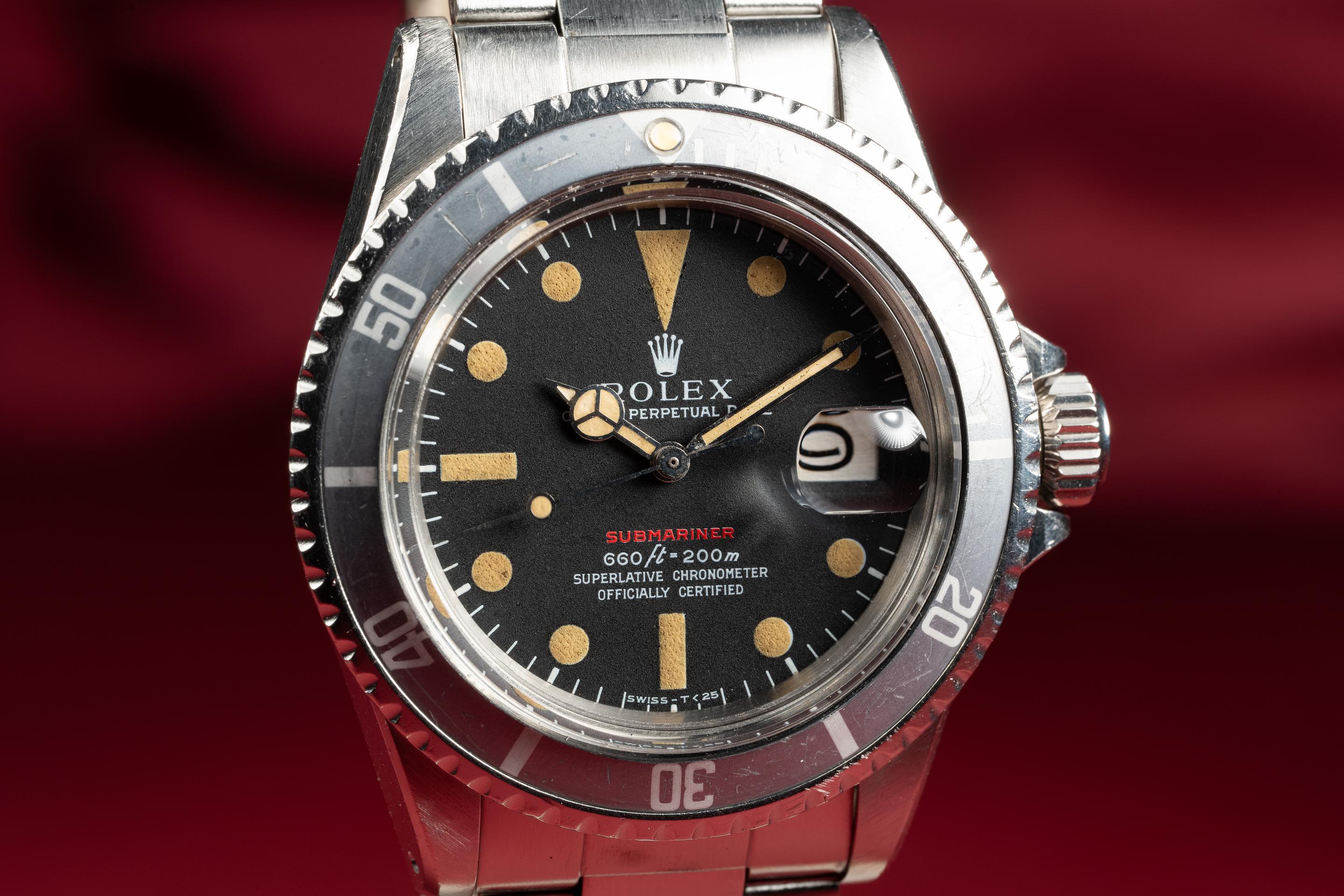 FS 1970 Rolex Red Submariner 1680 MK 4 Dial WatchCharts Marketplace