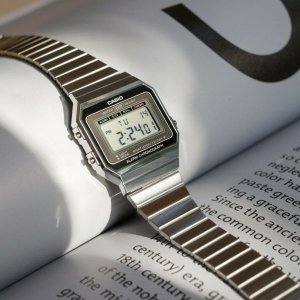 A700W-1A | Vintage Stainless Steel Silver Watch | CASIO