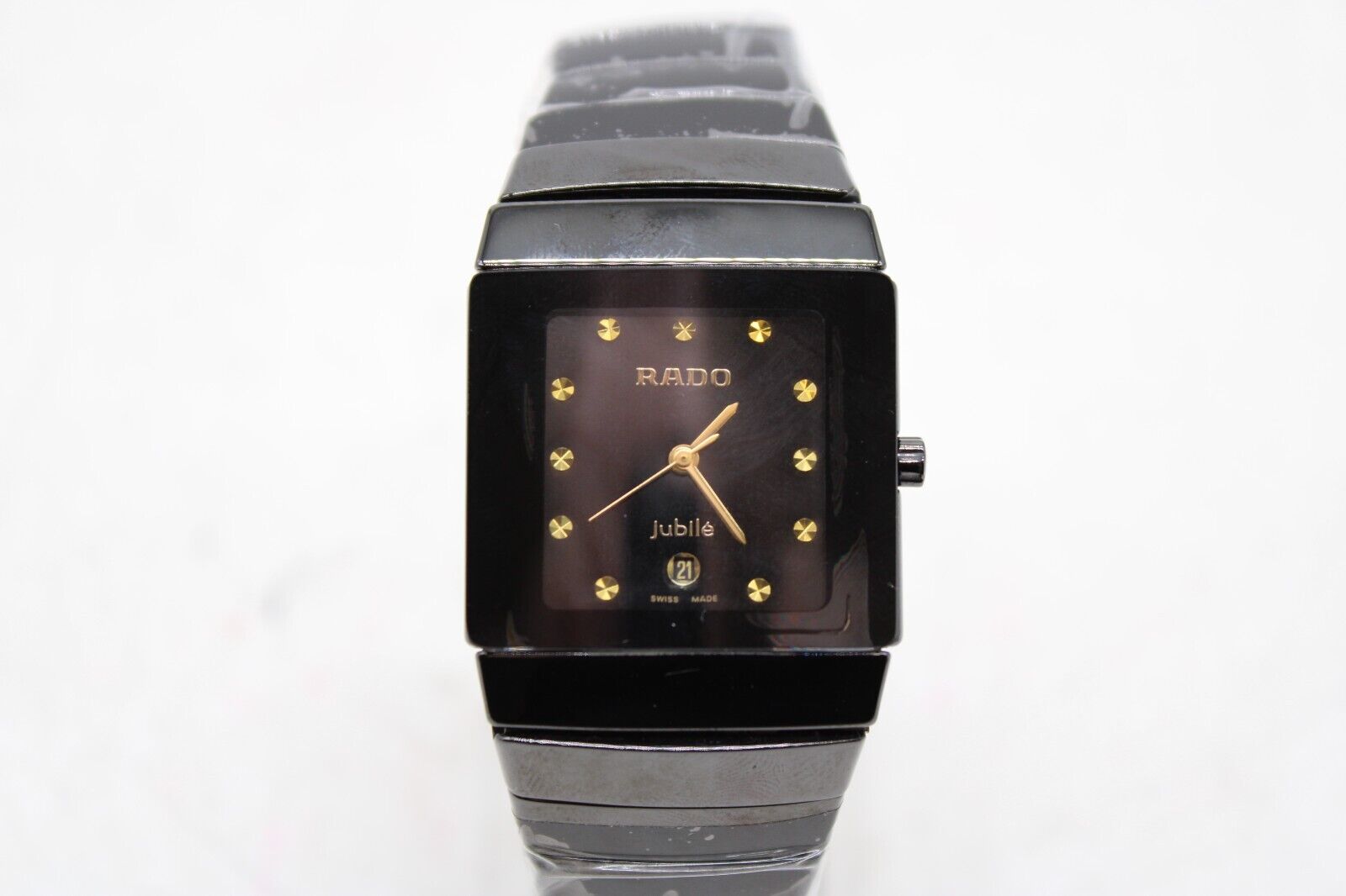 F Vintage Gents Rado Jubile Date 6012G Quartz Working Wristwatch