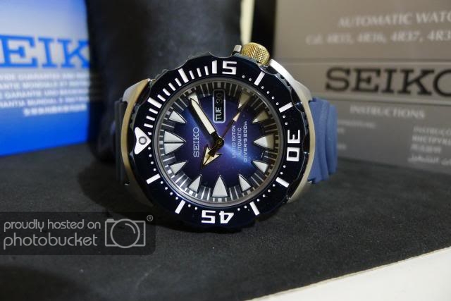 SOLD. Brand New Seiko Blue Monster LE SRP455K1 4R36 02B0 with