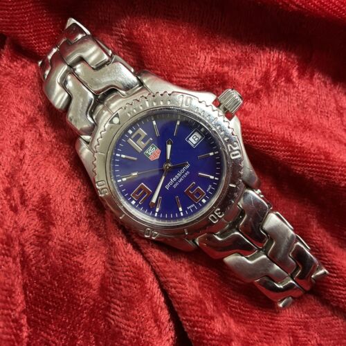 TAG HEUER SEL LINK PROFESSIONAL WT1213 BLUE DIAL STAINLESS STEEL