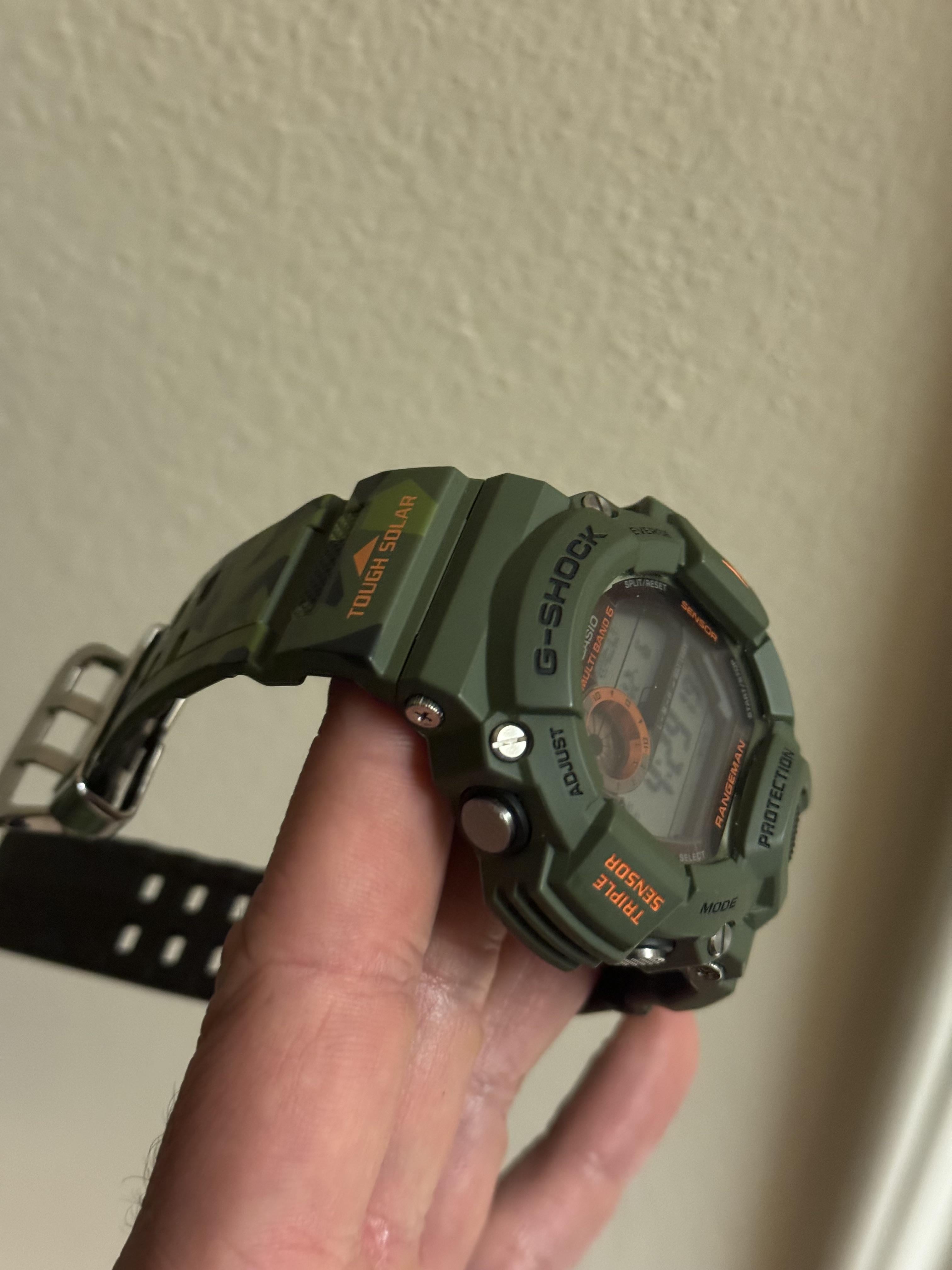 Casio GW9400CMJ 3 Rangeman Camoman Special Edition Green Camo