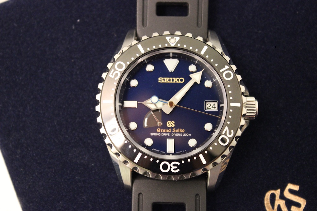 FSOT: GRAND SEIKO SBGA071 SPRING DRIVE DIVER BLUE DIAL LIMITED EDITION! |  WatchCharts