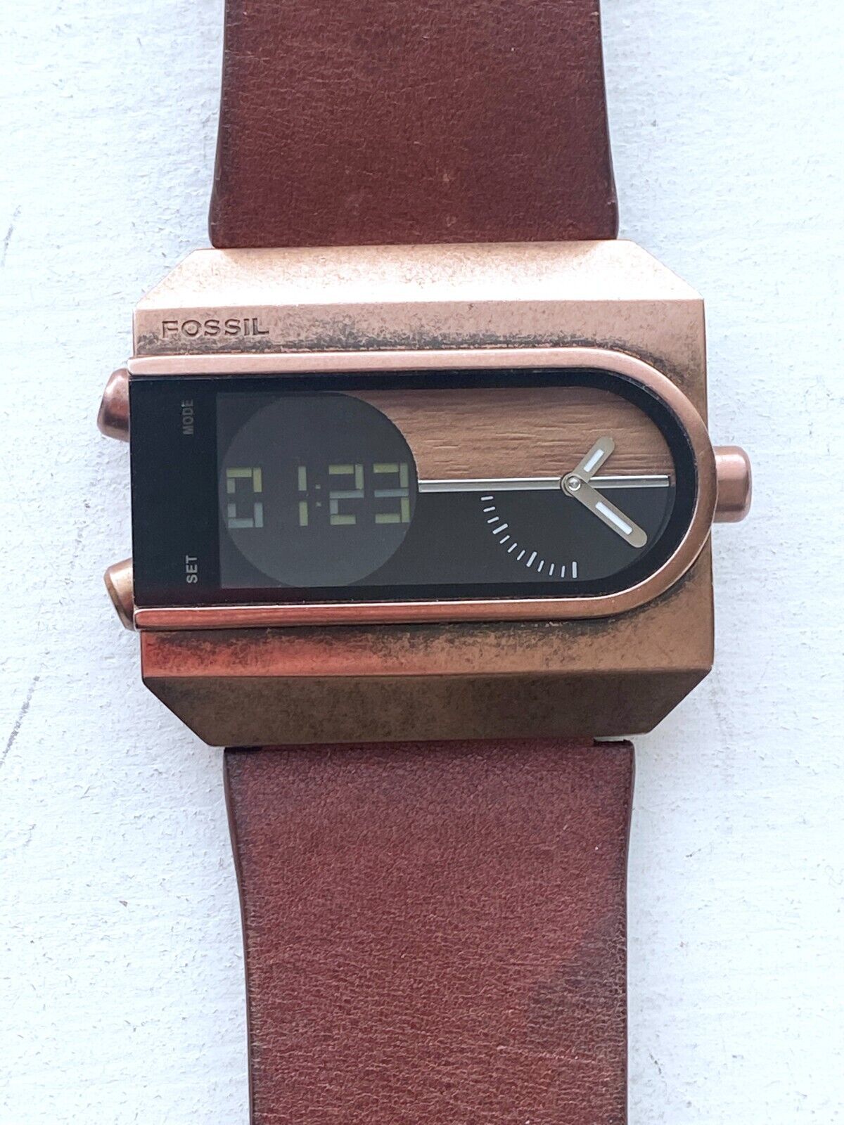 FOSSIL JR-9309 腕時計 ☆レア Vintage FOSSIL JR 9309 Analog + Digital Men's Watch | WatchCharts