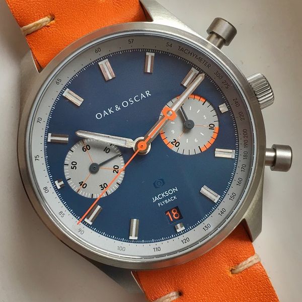 FS: Oak and Oscar Jackson - Blue Dial | WatchCharts Marketplace