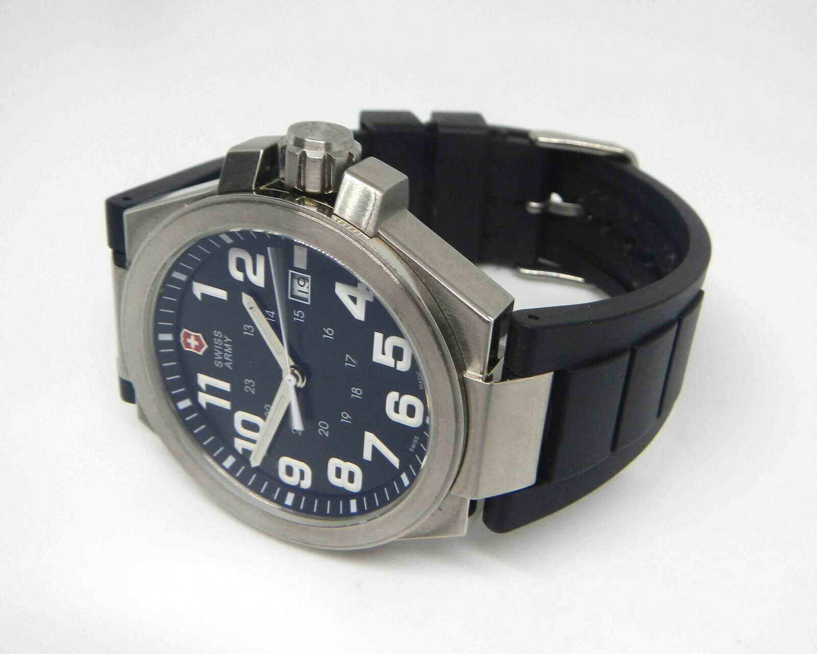AA様 VICTORINOX SWISS ARMY CONVOY BLACK DIAL BLACK RUBBER BAND MEN'S