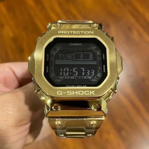 Custom Stainless Steel G-Shock King GX-56 in Gold | WatchCharts Marketplace