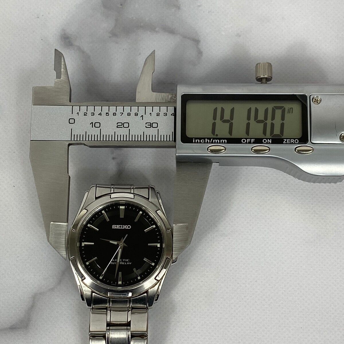 SEIKO セイコー KINETIC AUTO RELAY 5J21-0A10 Seiko] Elusive 