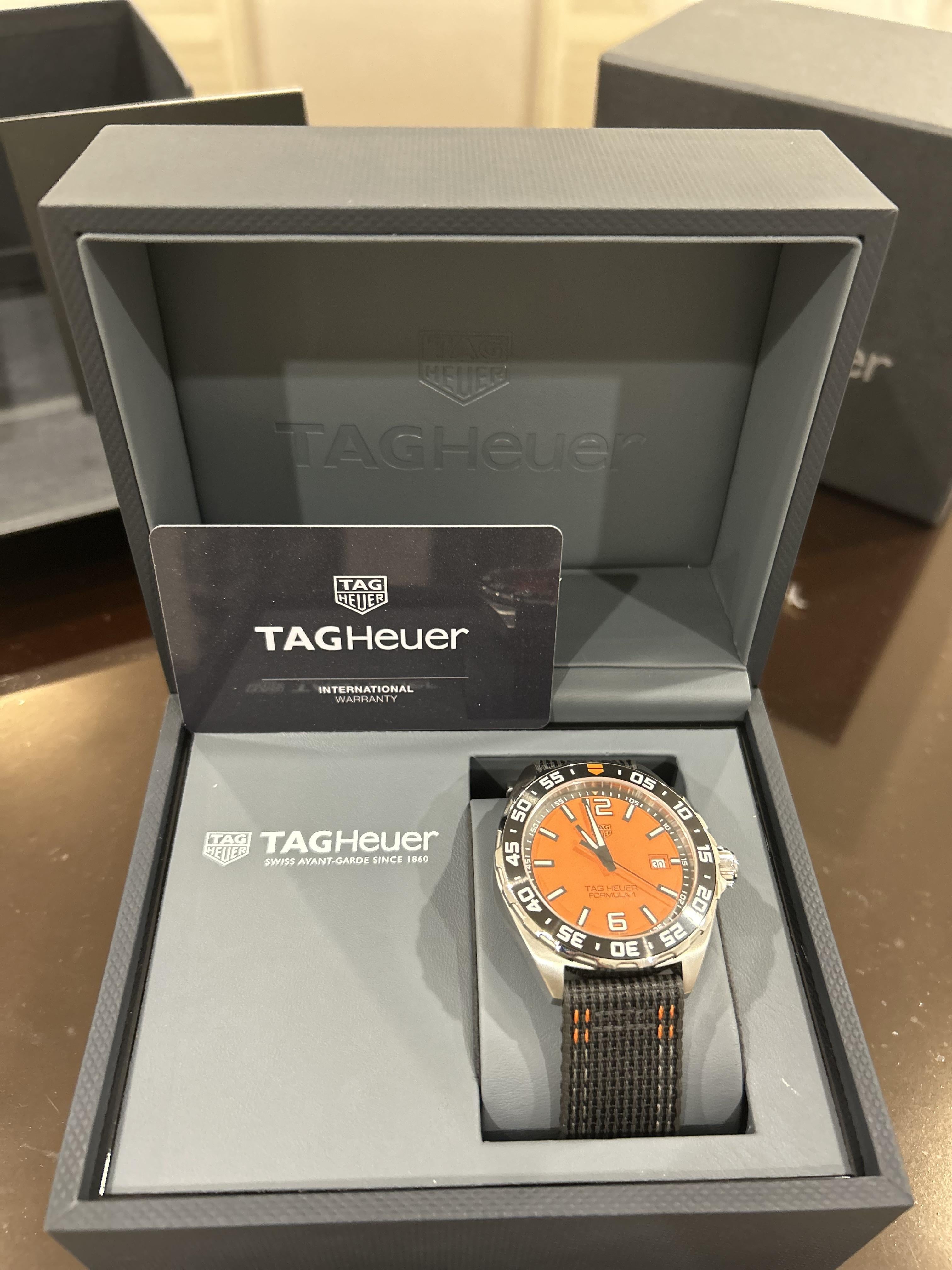WTS] Tag Heuer Formula 1 Limited Edition Orange $1288.88 USD