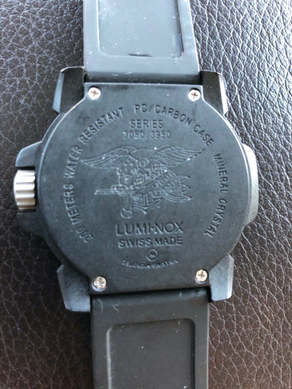 Luminox Series 3050 / 3950 SAR, 200 meter carbon watch - orange