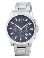 Armani exchange stainless discount steel strap watch ax2092