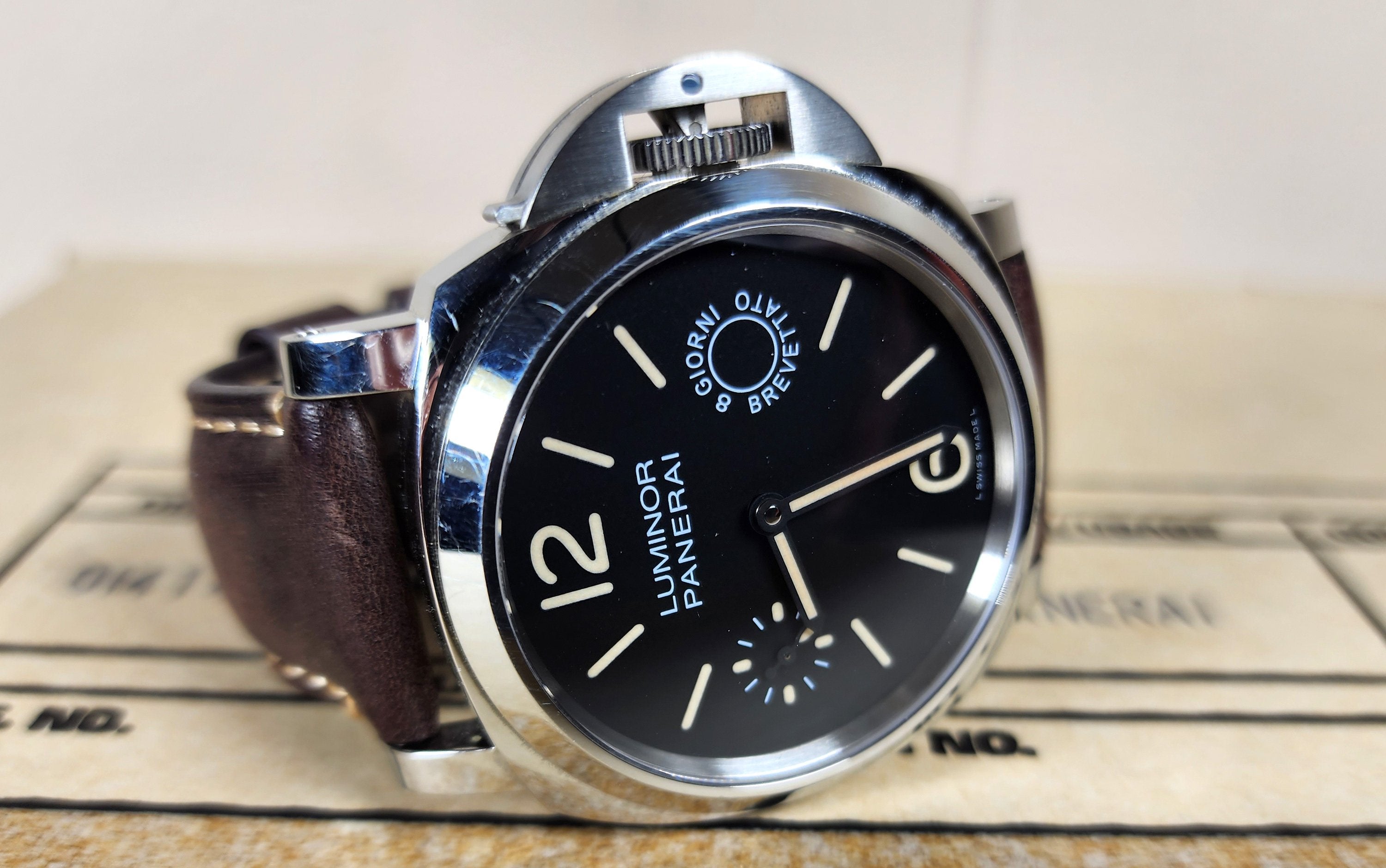 Panerai 590 Luminor Marina 8 Days Acciaio Bought from AD in