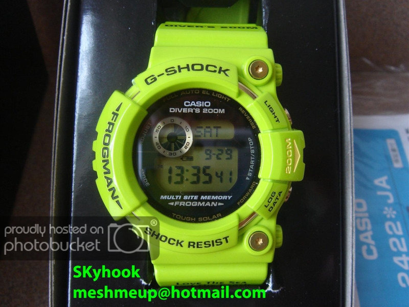 FS: G-Shock Frogman GW-200F-3JR Kermit RARE | WatchCharts