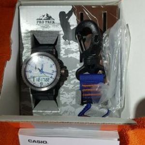 Casio Pro Trek Climber Line Watch Prw 50yae 2dr Watchcharts