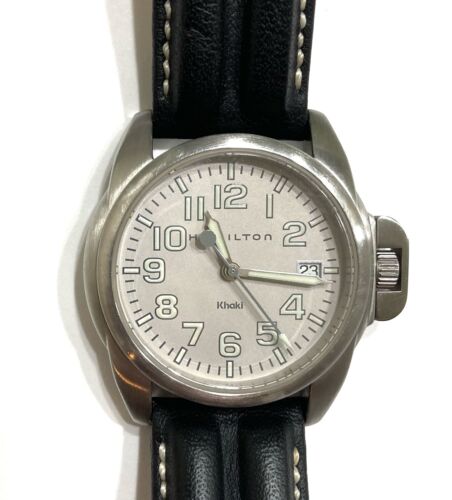 Hamilton Khaki 6301 Watch Mens Swiss Sapphire Crystal￼ 38mm Case