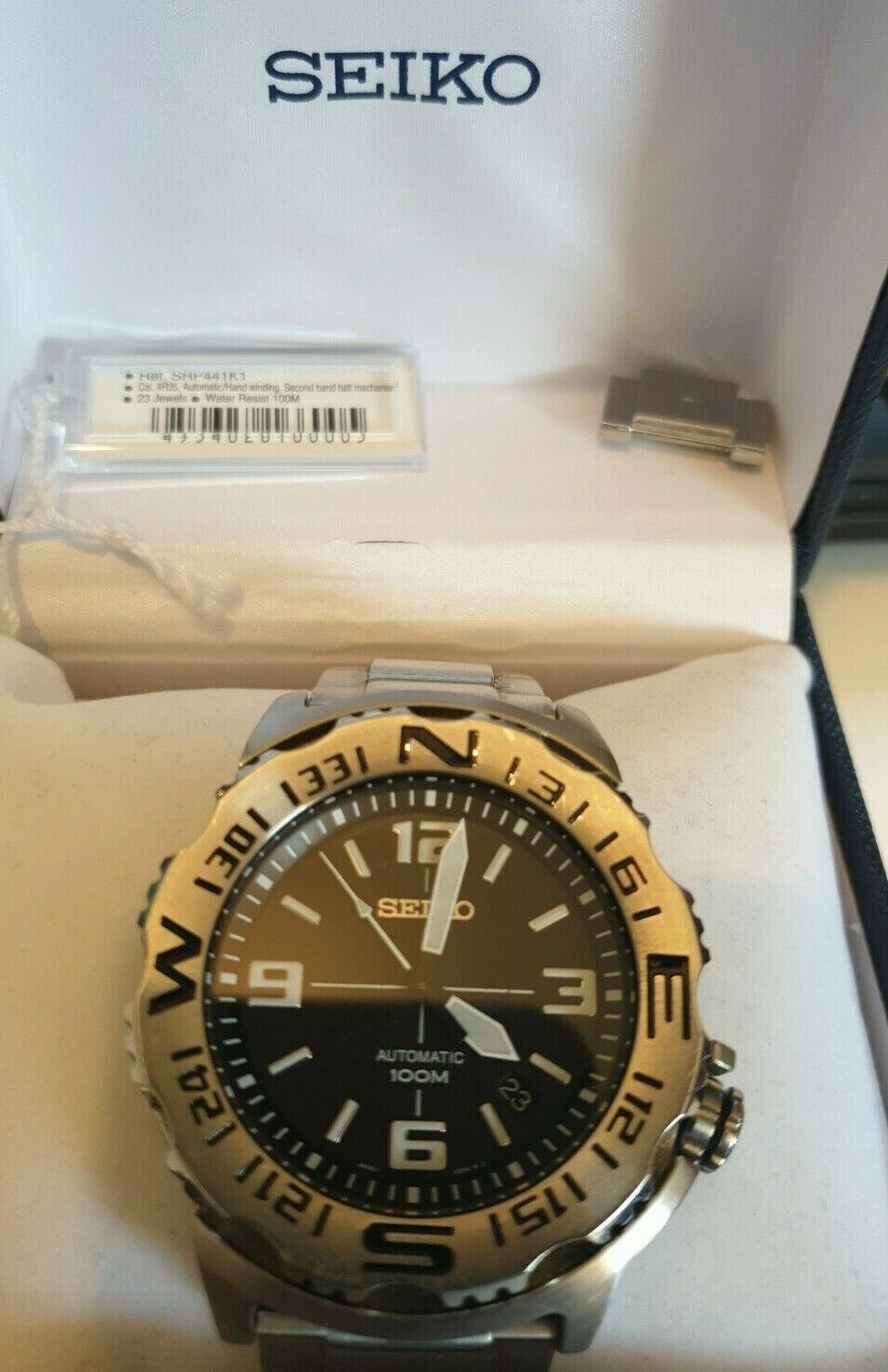 Seiko Field Monster Superior SRP441k1 RARE . Boxed 4r35 S/S Bracelet |  WatchCharts Marketplace