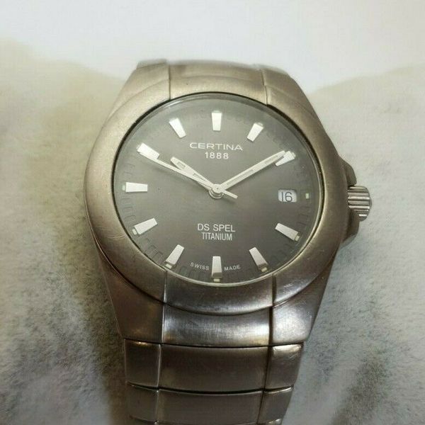 Swiss Made Certina DS SPEL Titanium 100m great condition 115.7155.12 WatchCharts Marketplace