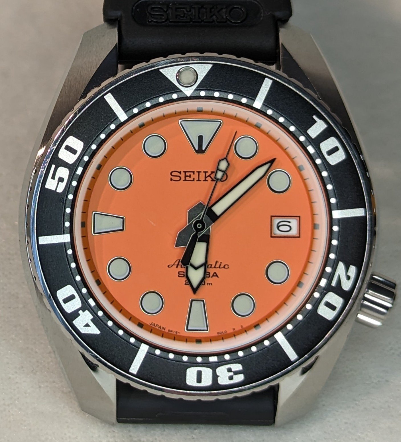 Seiko sumo clearance orange for sale