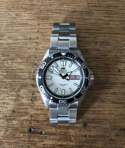 Orient SAA0200CW9 Mako USA II White Dial Automatic Dive Watch