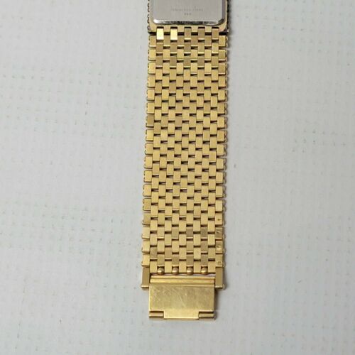 Longines QWR HT1965 Swiss 1500 Gold Rectangular Dress Watch