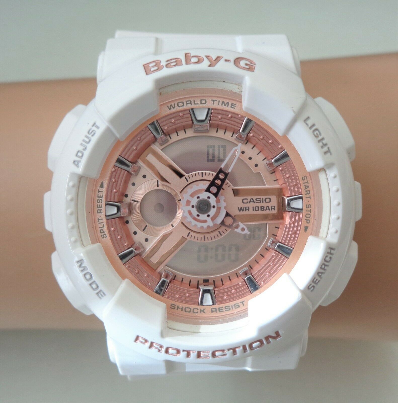 CASIO WR 10 BAR BABY G Watch White Color 5338 BA 110 Used and Working. WatchCharts Marketplace