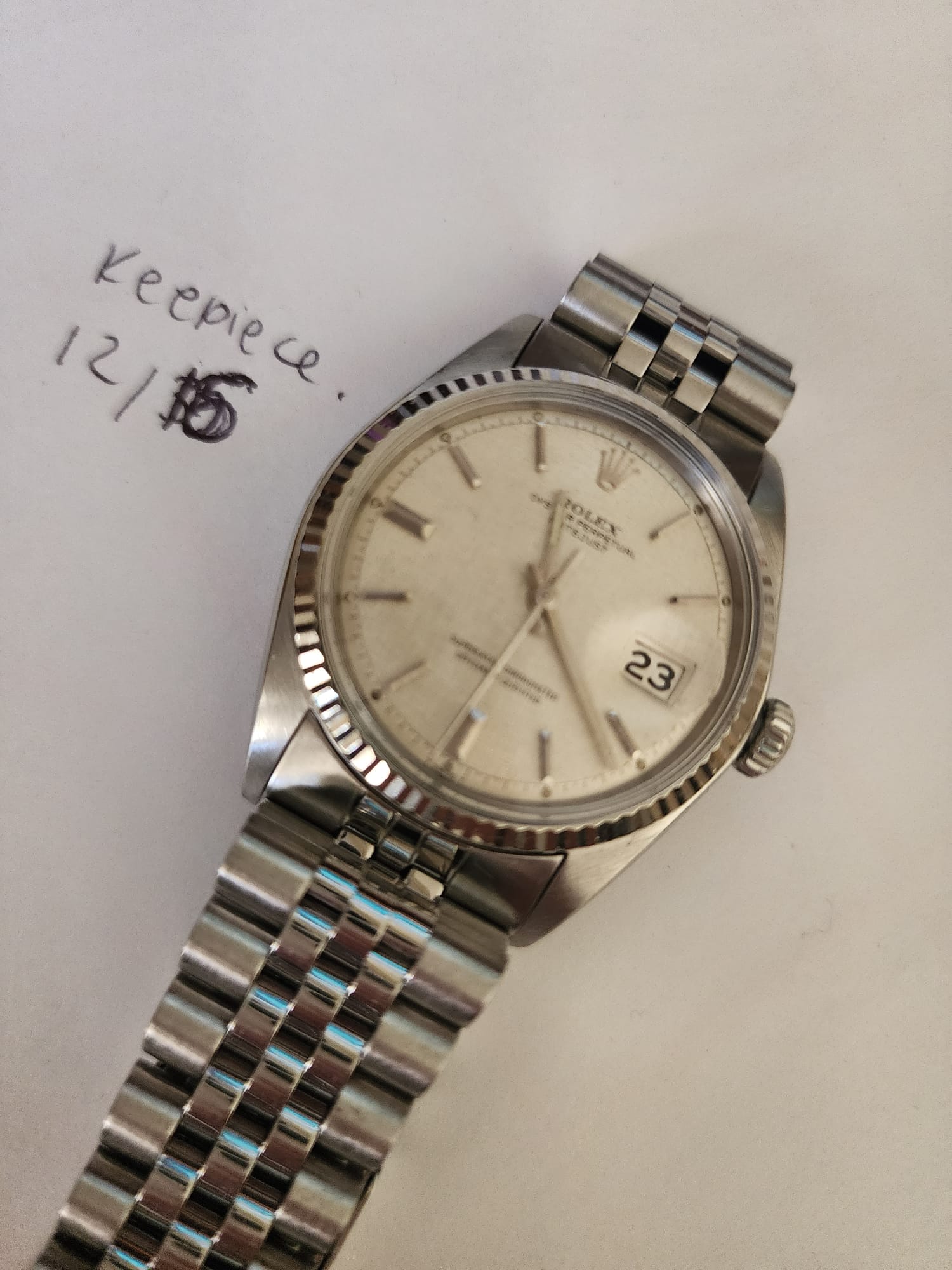 Vintage rolex hotsell datejust 1601