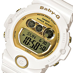 CASIO BABY-G BG-6901-7 / BG-6901-7 6900 Series White Ladies Watch