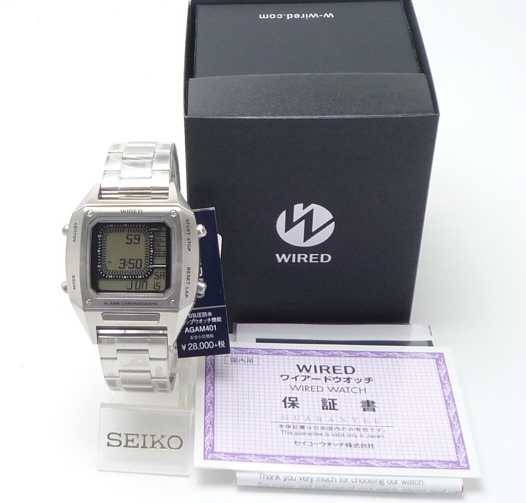 AGAM402 Seiko Wired Digiborg Type DigitalDifficult to obtain collection  watch | eBay