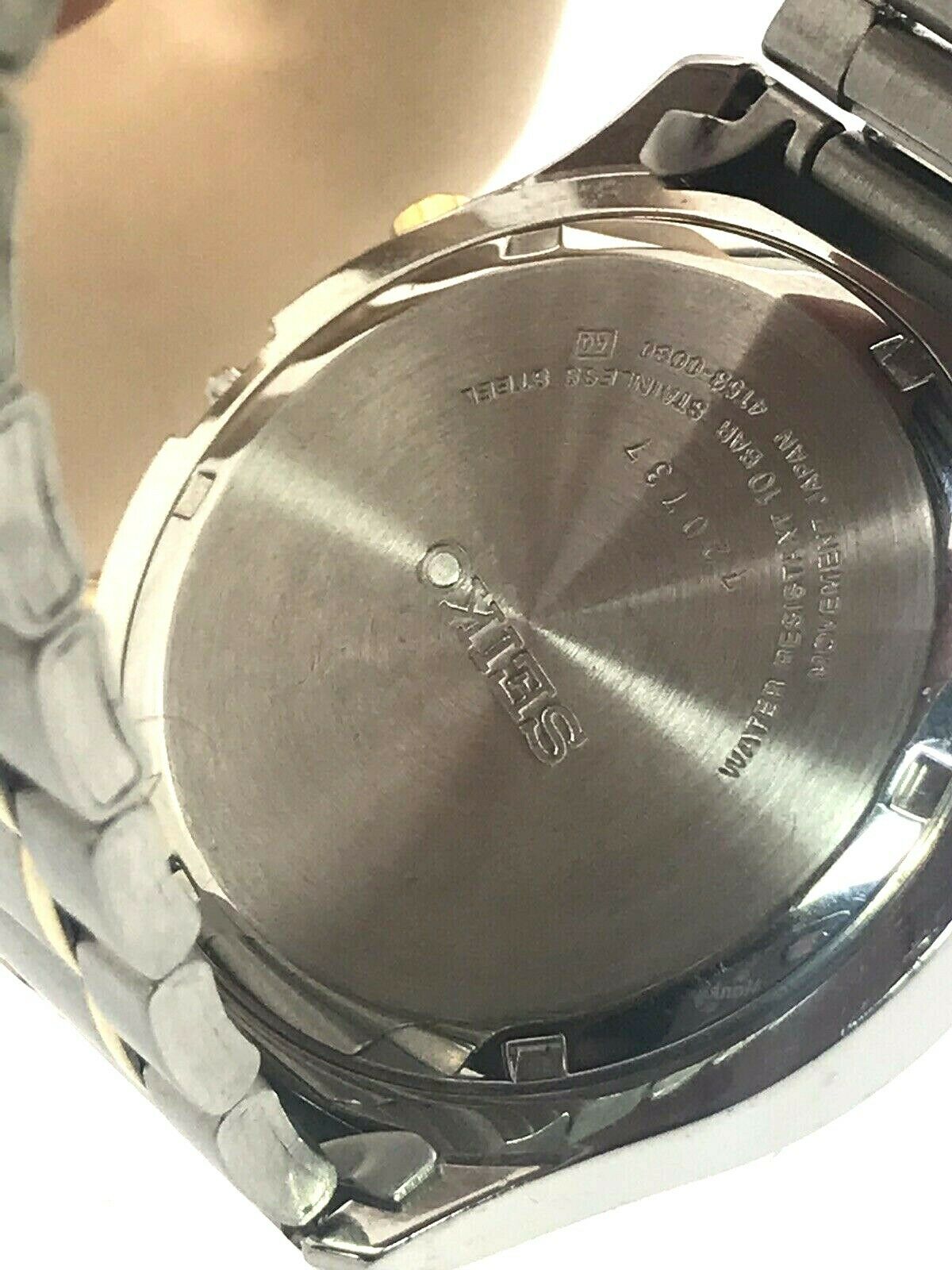 SEIKO アナログクォーツ腕時計 4T53/4T57 楽天市場】【ウォッチ】SEIKO セイコー クロノグラフ デイト