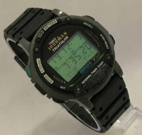 1994 Timex Ironman Triathlon 100 Lap Memory Men s Watch