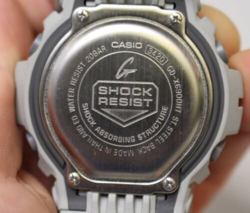 CASIO G-SHOCK 3420 GD-X6900HT HEATHERED GRAY MEN'S WRIST WATCH