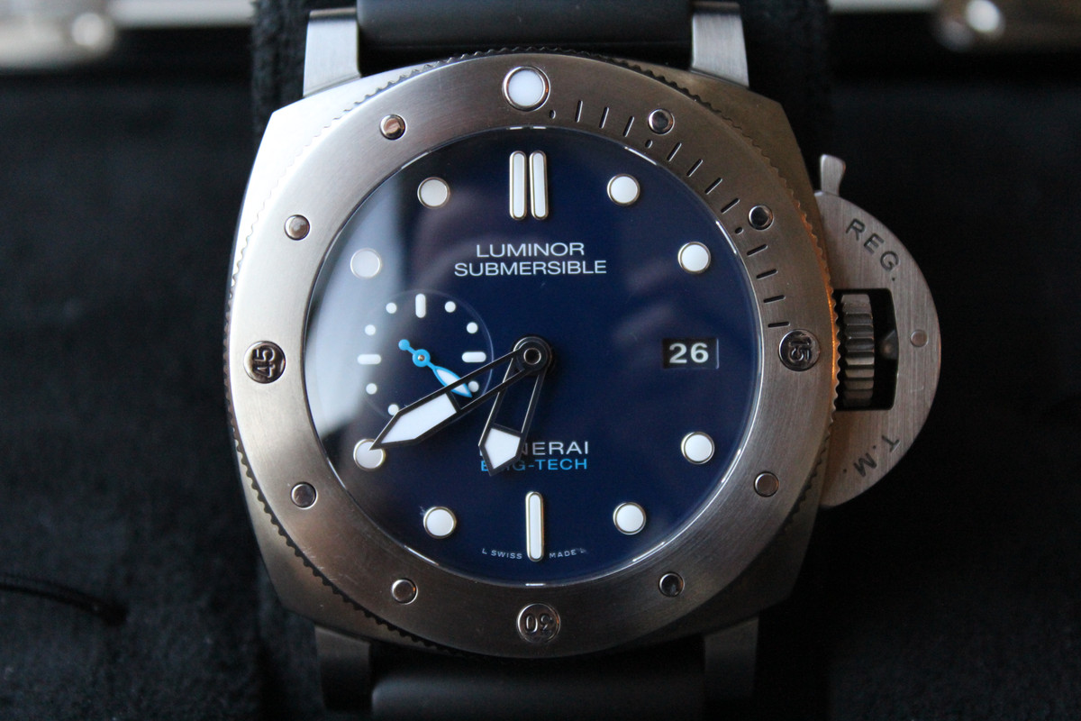 FS Panerai PAM 692 Submersible BMG Blue Dial 47mm With BOX AND