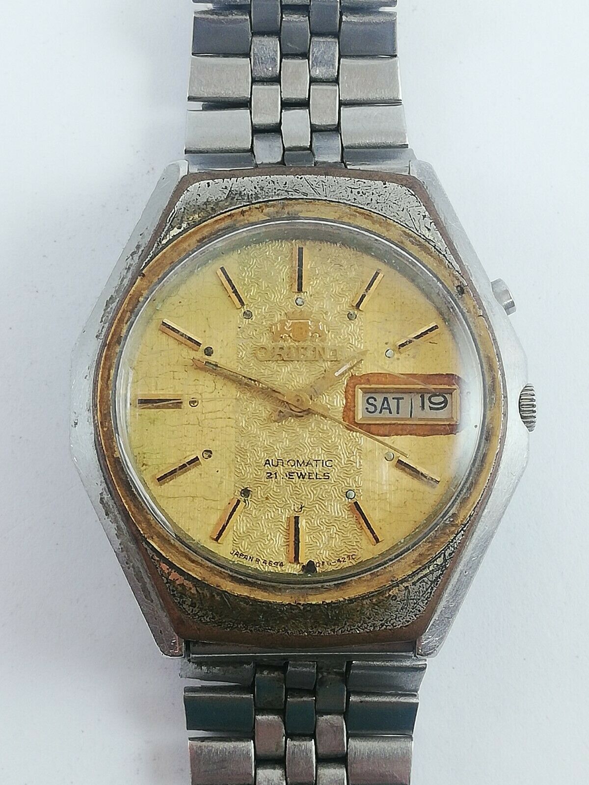 A*n様 【秋時計♪】【稼働品】ORIENT G469006-6A PY 秋時計♪】【稼働品】ORIENT G469006-6A PY