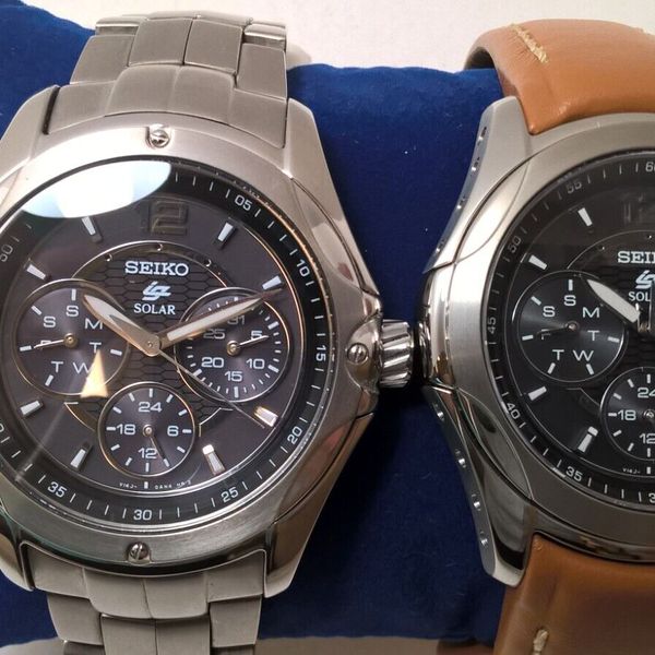 時計 SEIKO V14J-OAEO SOLAR TITANIUM QUARTZ Seiko V14J-0Ae0 Solar Titanium Quartz | eBay