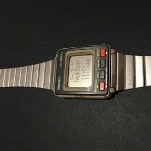 Vintage Men S Seiko Uc 00 Digital Watch Parts Or Repair Rare Lcd Watchcharts