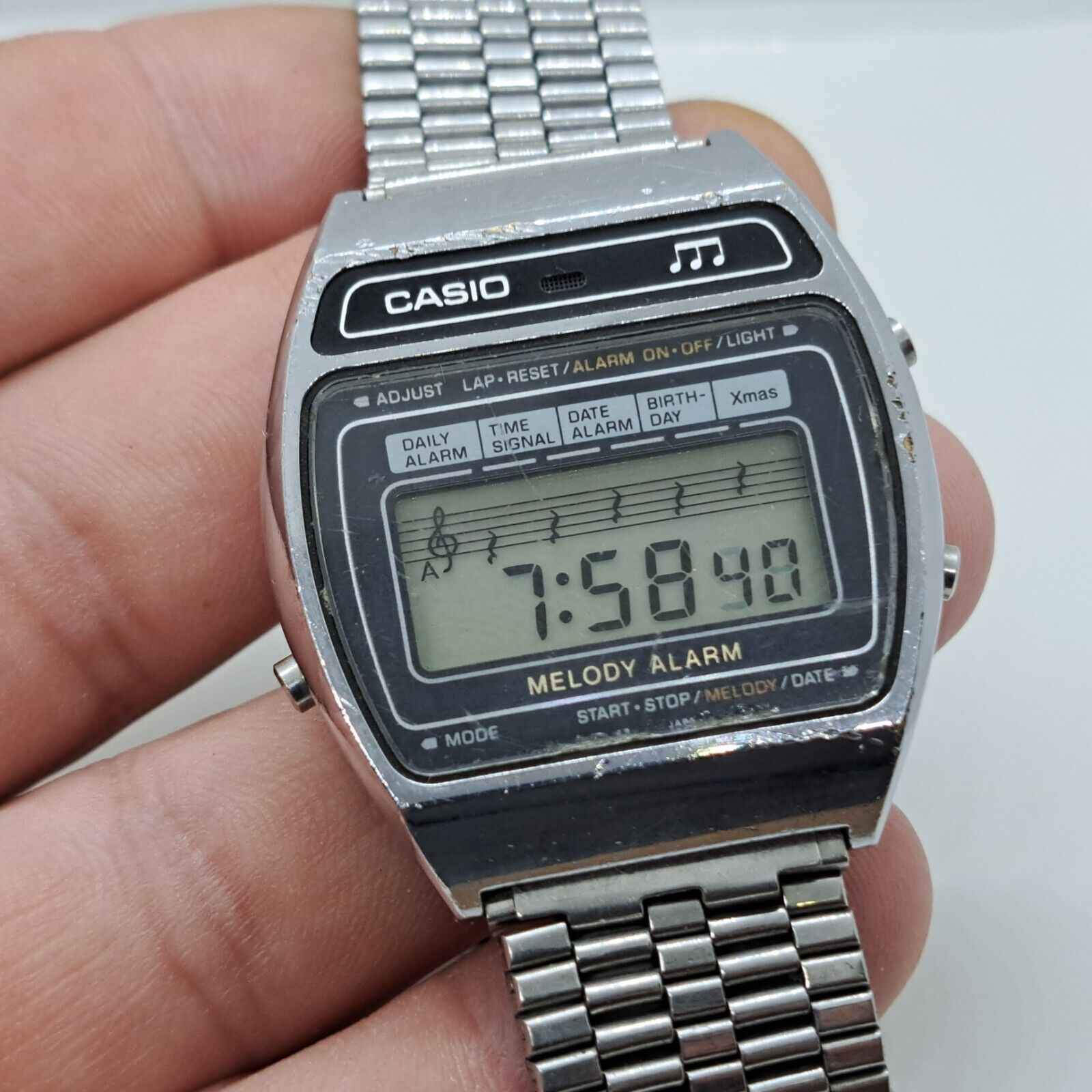 CASIO メロディーアラーム - 腕時計(デジタル)