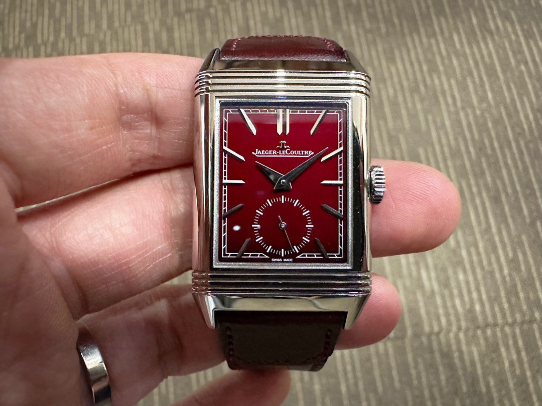 Jaeger lecoultre reverso online burgundy