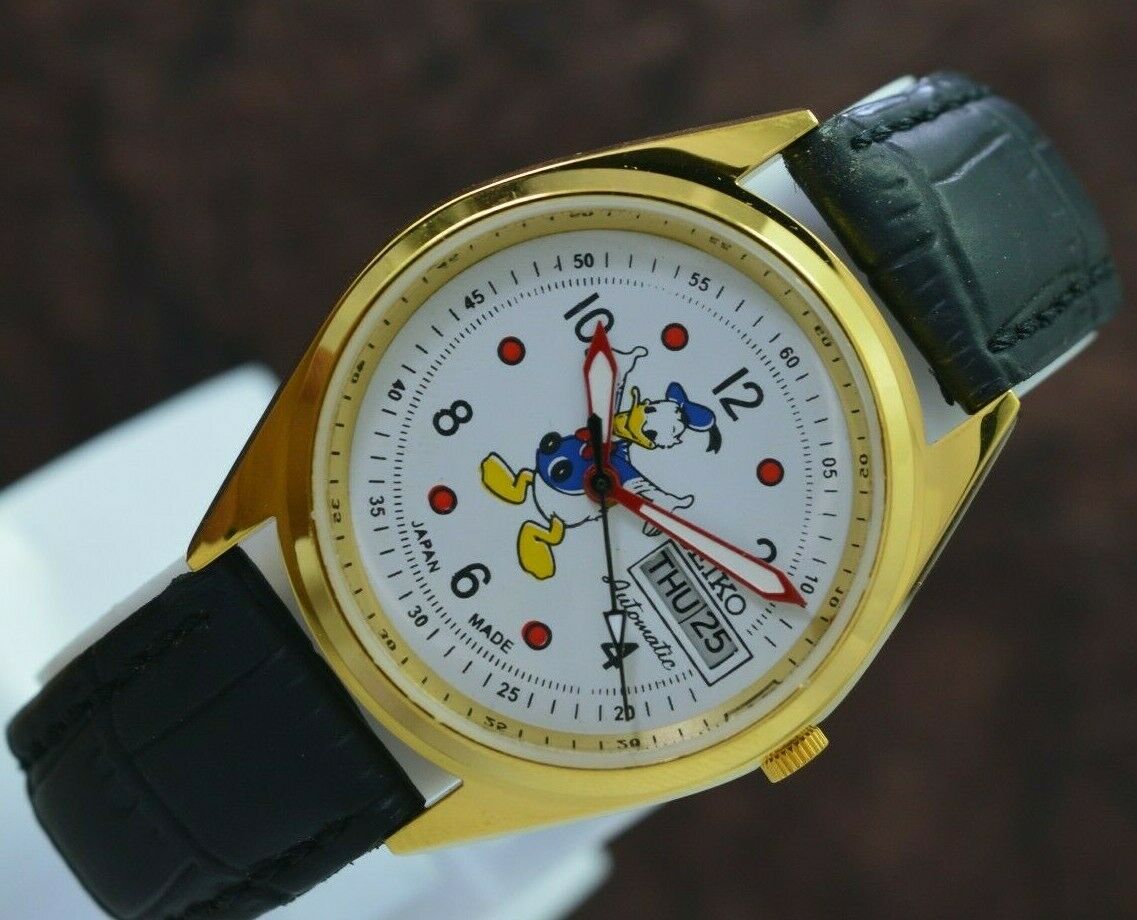 seiko donald duck watch