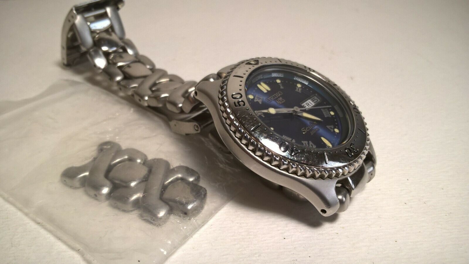 Rare JDM Seiko Leganza SBBW021 5M23-6B60 Stainless Scuba 200m Kinetic Diver  | WatchCharts