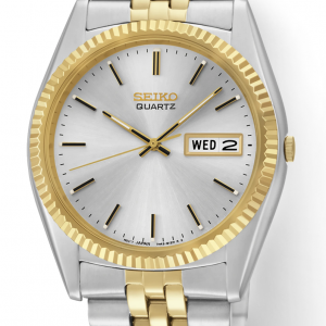 NEW SEIKO SGF204 Two-tone Gold & Silver Stainless Steel Men's Watch Classic  Look | WatchCharts