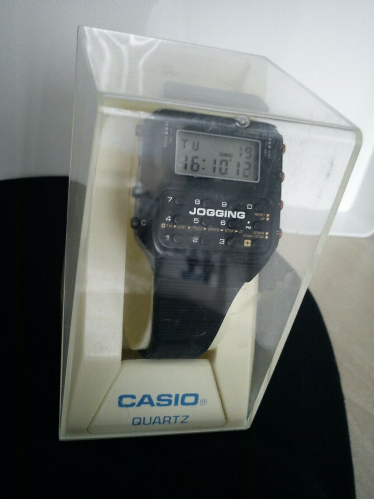 レア Vintage Casio J-100 Pace Runner 腕時計 腕時計(デジタル