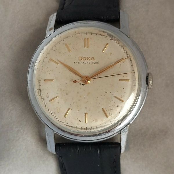 REMARKABLE Doxa S.A. Watch Cal. 1147 Manual Wind 38mm