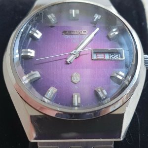 RARE Vintage Seiko Quartz QR Purple Dial JDM 3863/2-8010 from 1974 |  WatchCharts