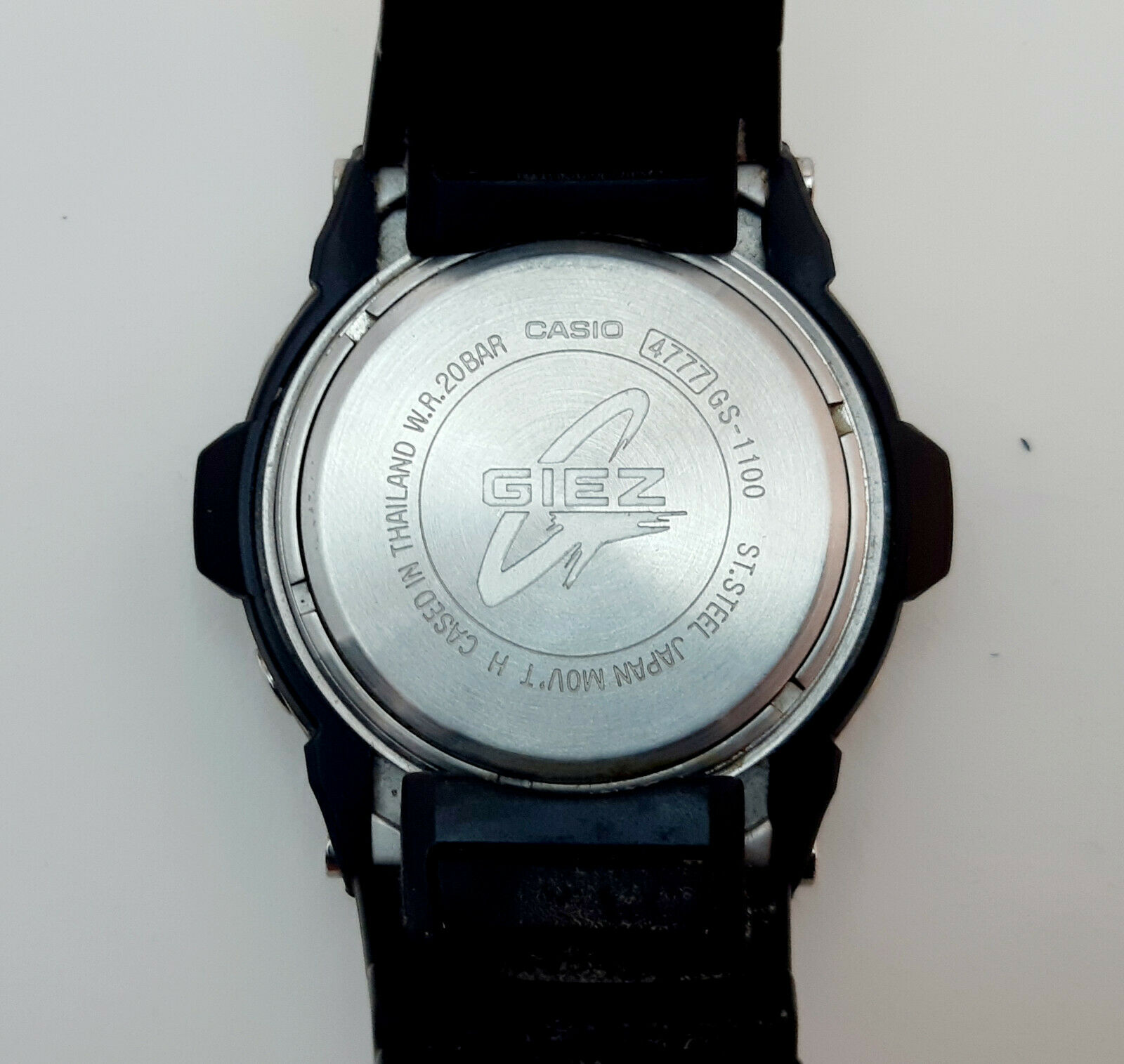 CASIO G-SHOCK GIEZ TOUGH SOLAR GS-1100 MODULE 4777 BLACK