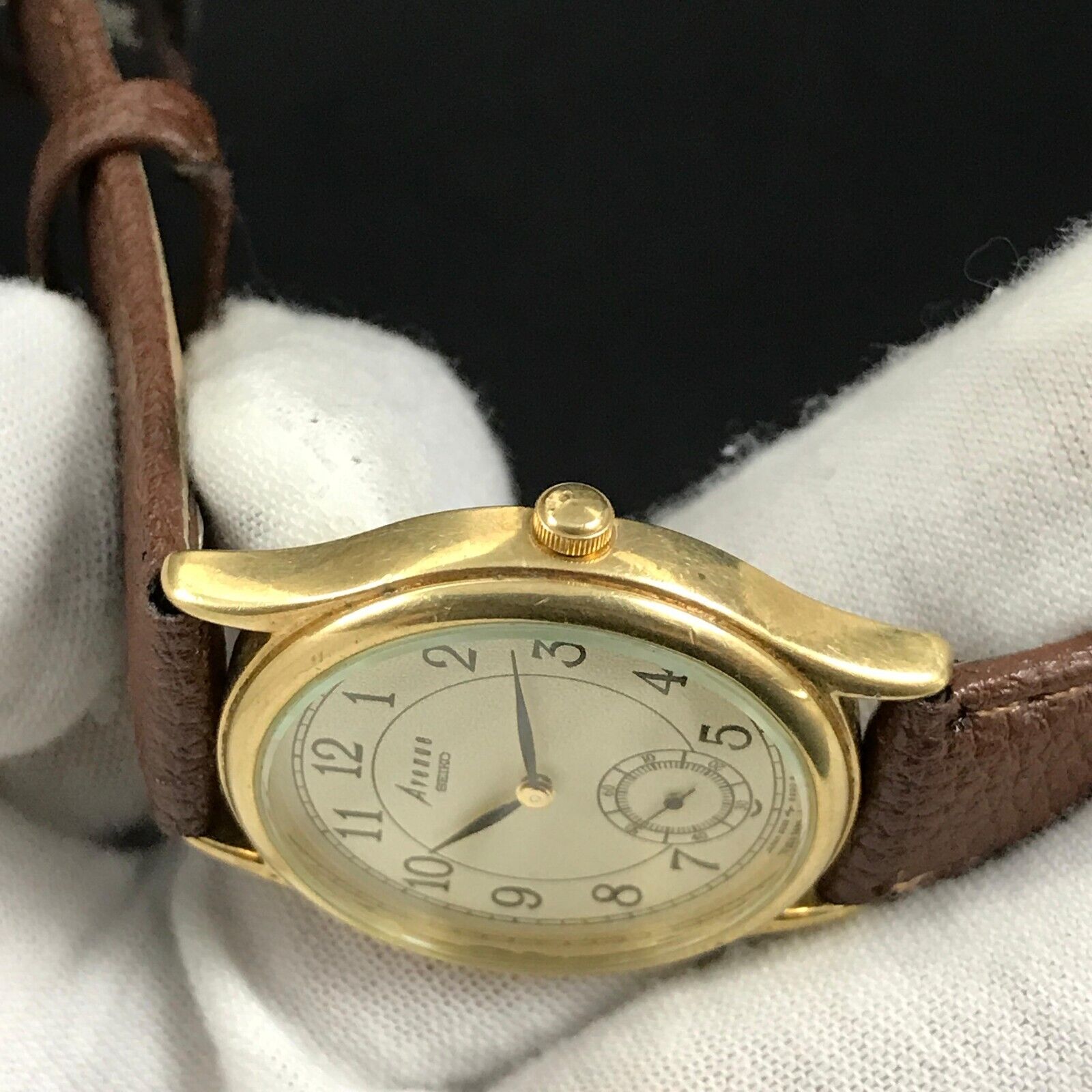 Vintage Seiko Avenue Side Seconds Dress Formal Japan Men