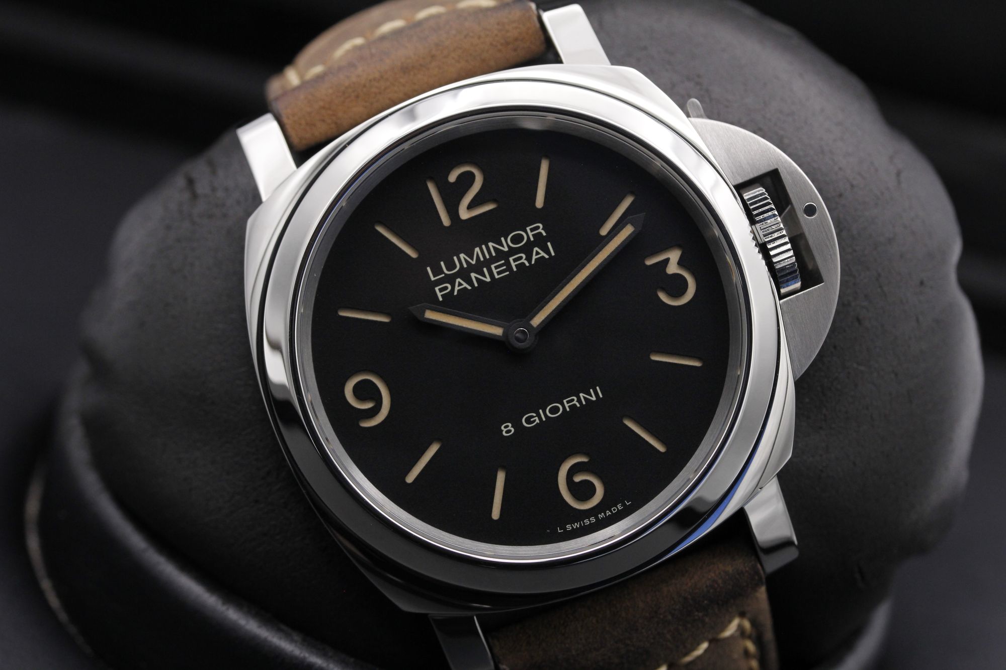 FSOT Panerai Luminor Base 8 Giorni PAM 914 Black Steel